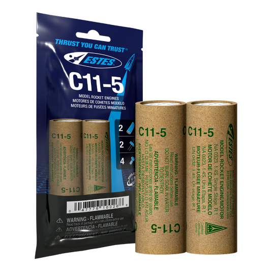 010026 Estes C11-5 Engines - 24mm