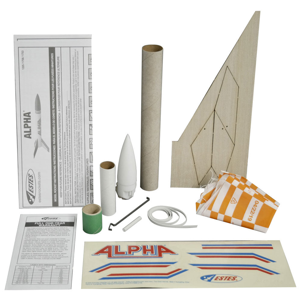 1225 Estes Alpha (Beta Series) - Skill Level 1