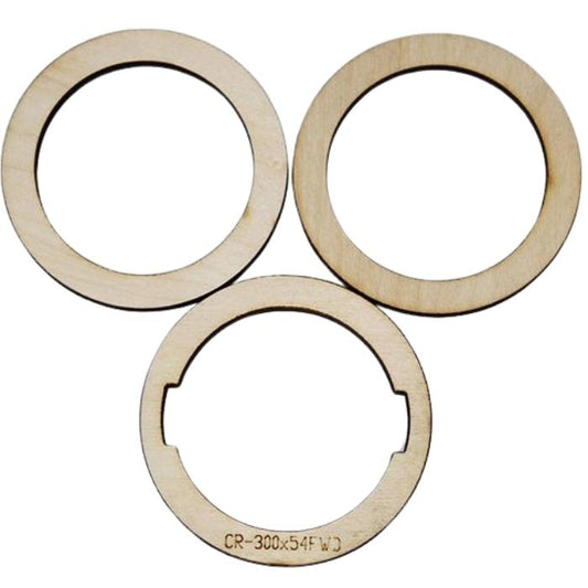 CRs - 3.10" Dia 54mm Centering Rings - LOC Precision