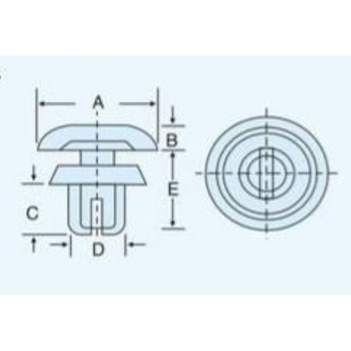 LOC Precision Nylon Rivet Pack