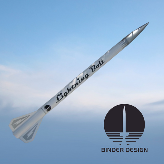 Binder Design 4" Dia Lightning Bolt