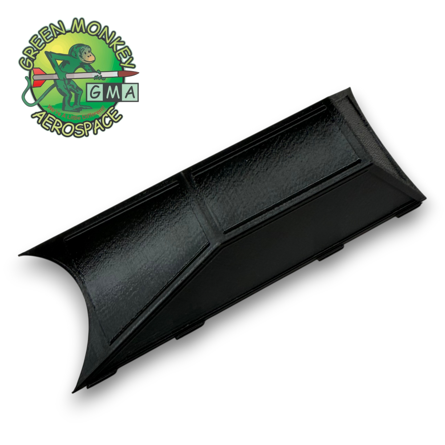 Green Monkey Aerospace - 3D Printed Gatling Fantasy Nose Cone for 4" Cardboard Tube