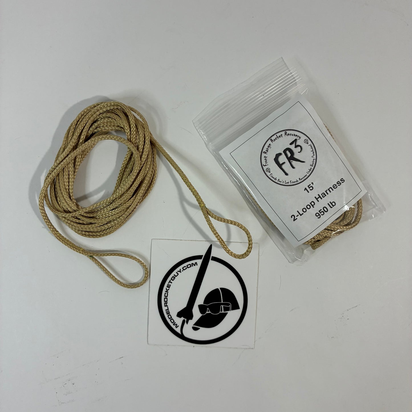 FR3 - 15ft 950# Technora Aramid Recovery Harness w/Ends