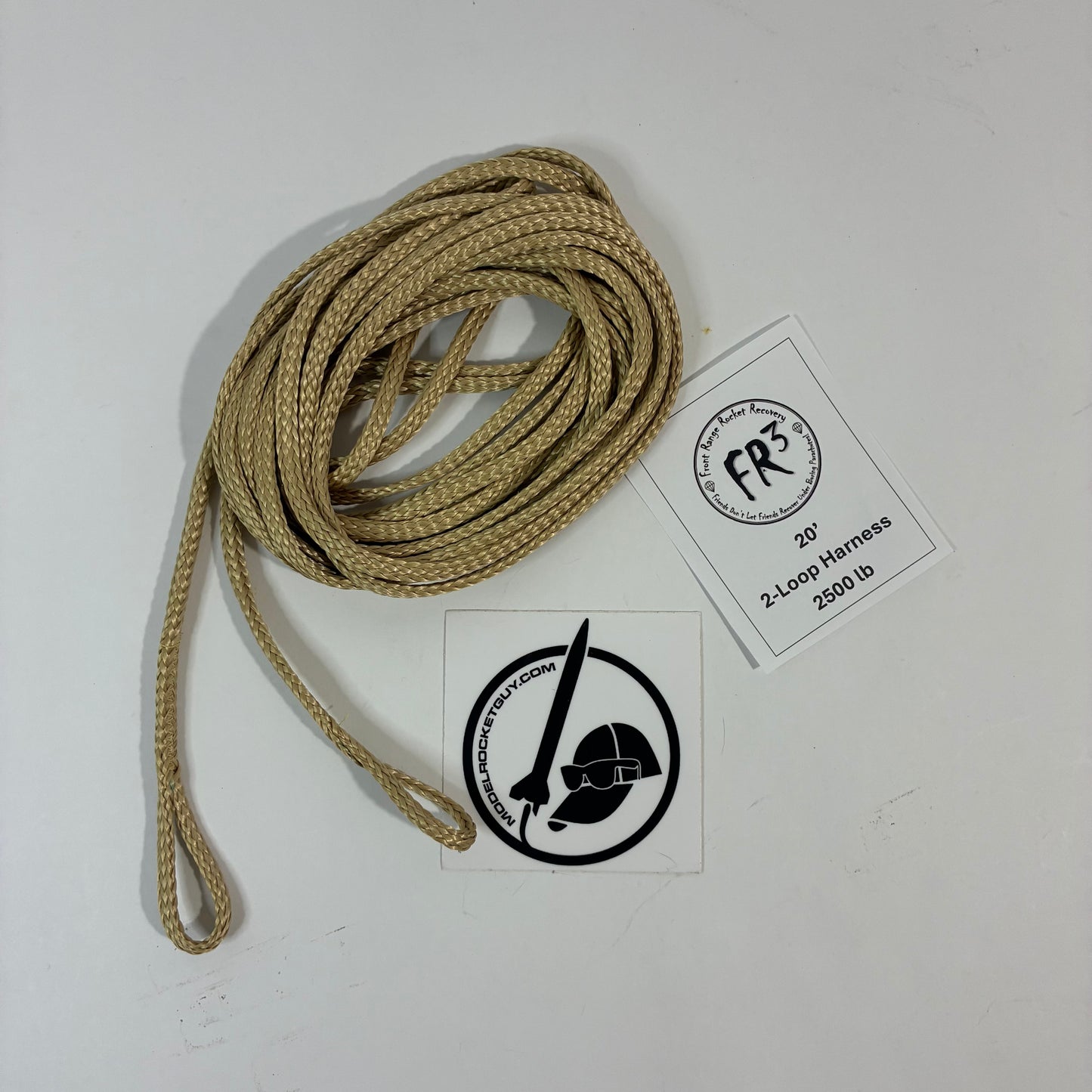 FR3 - 20ft 2500# Technora Aramid Recovery Harness w/Ends