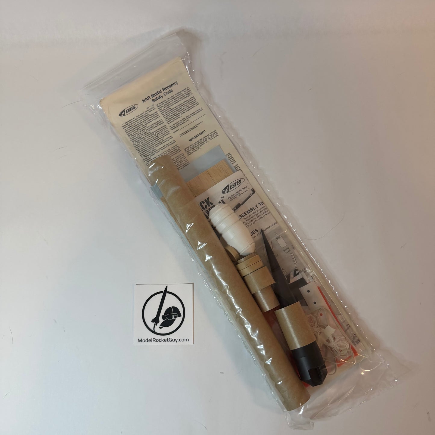 1958 Estes Black Brant II (Slide On Decals) - Skill Level 4 - OOP