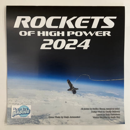 NEW Rockets of High Power 2024 Calendar