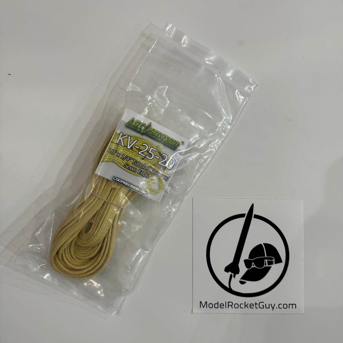LOC Precision - 20'x1/4" Tubular Kevlar w/Ends