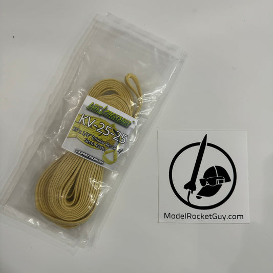 LOC Precision - 25'x1/4" Tubular Kevlar w/Ends
