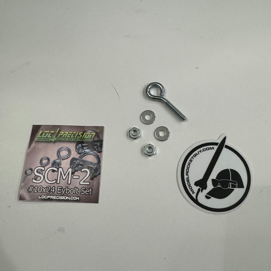 SCM-2 LOC Precision #10×24 Eyebolt Shock Cord Mount