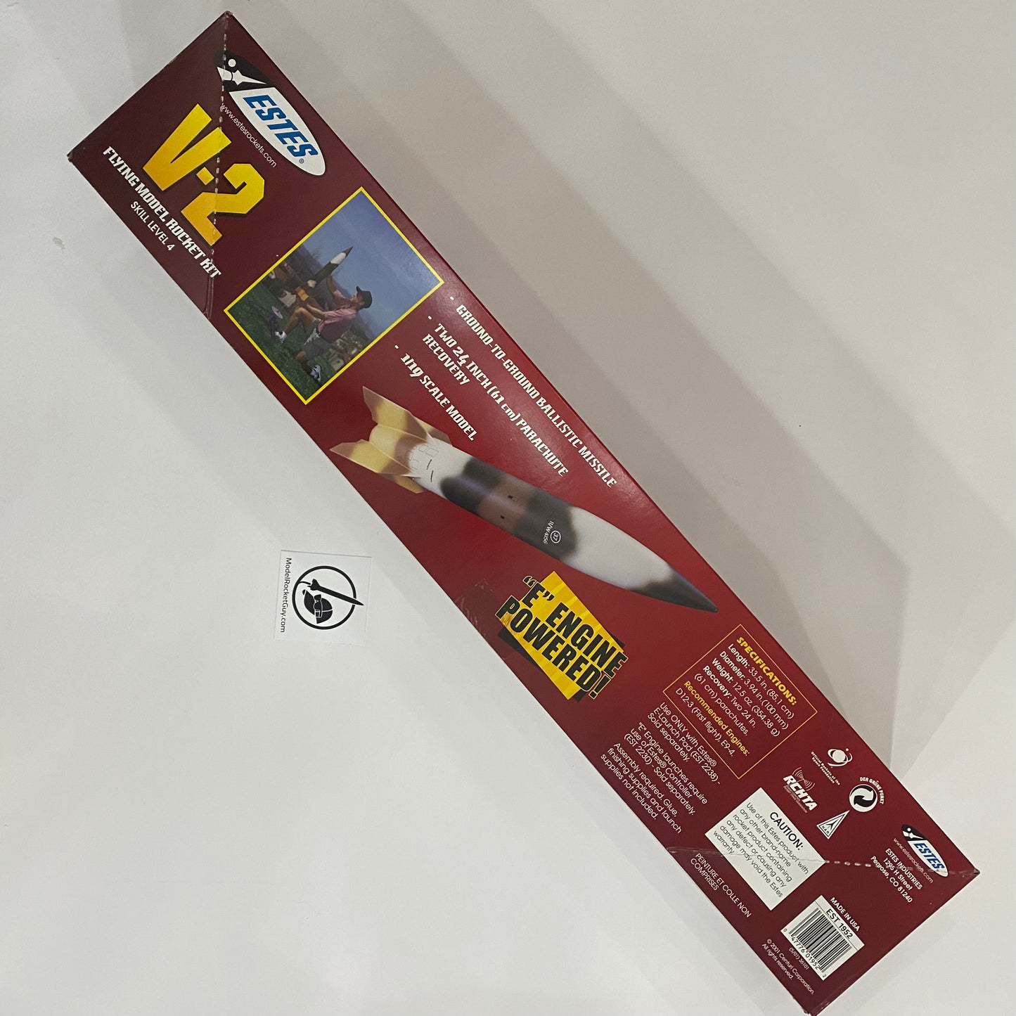 1952 Estes 1/19 Scale V-2 - Skill Level 4 - NEW OOP