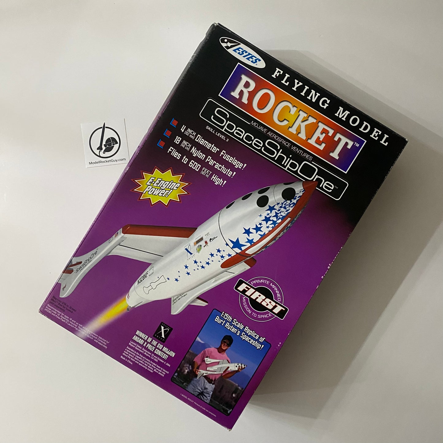 2196 Estes SpaceShipOne 4" Dia - Skill Level 3 - NEW OOP