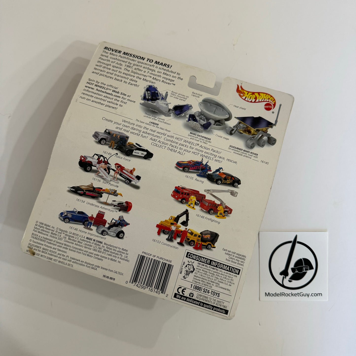 Hot Wheels - Sojourner Mars Rover