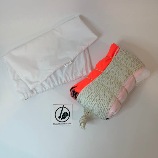 144" Spherachute Classic Parachute - Neon Orange