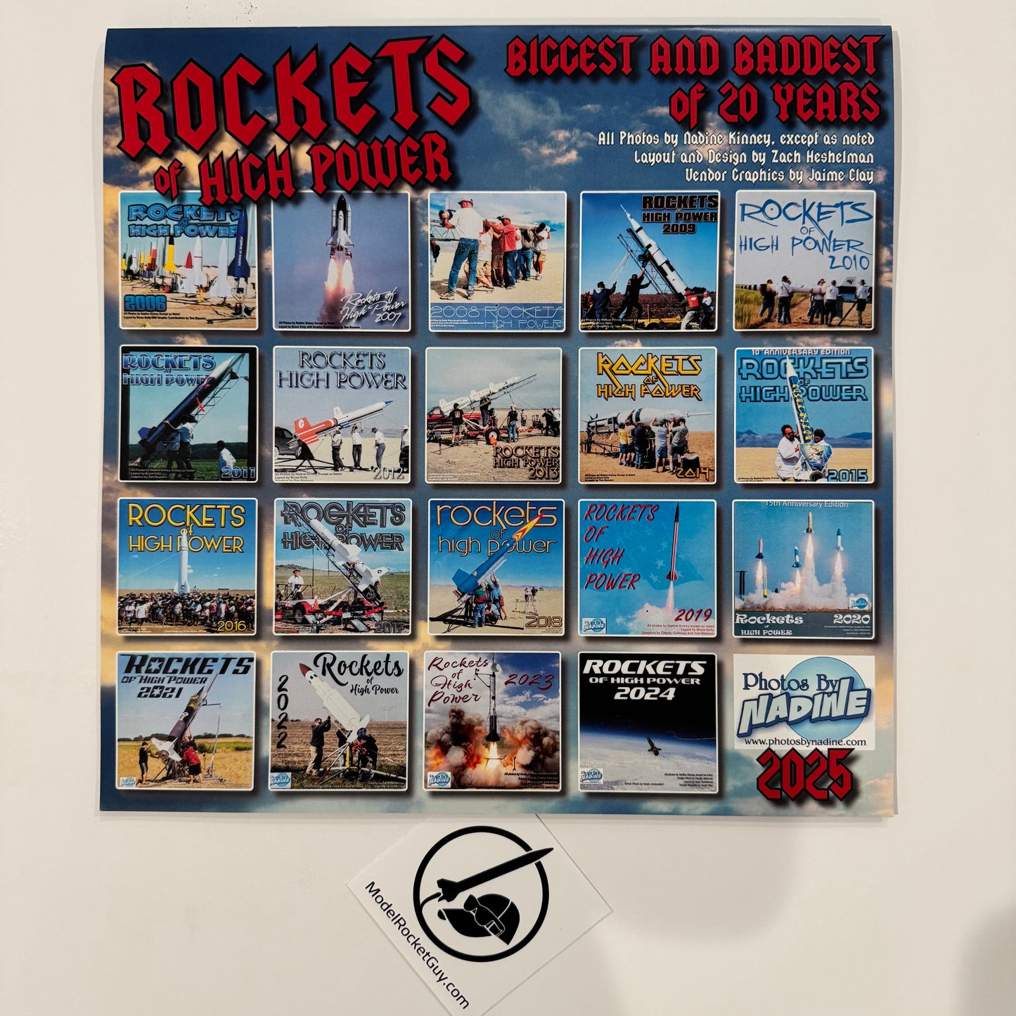 Rockets of High Power 2025 Calendar