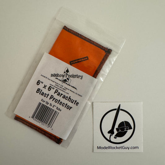 Madcow Rocketry - Chute Blast Protector 6" x 6"