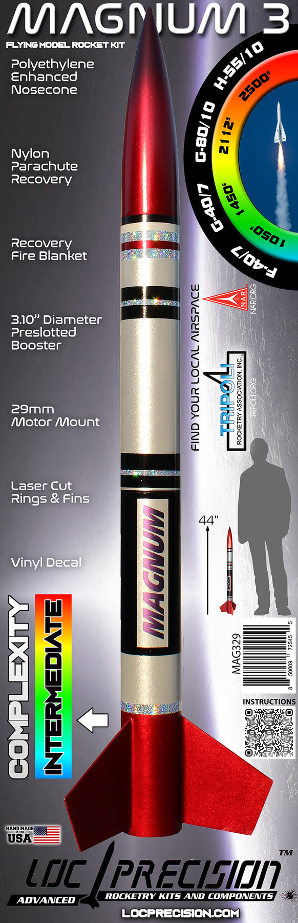 LOC Precision 3.1" Dia Magnum 3.0