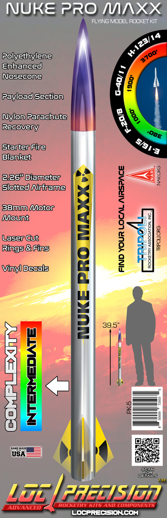 LOC Precision 2.2" Dia Nuke Pro Maxx