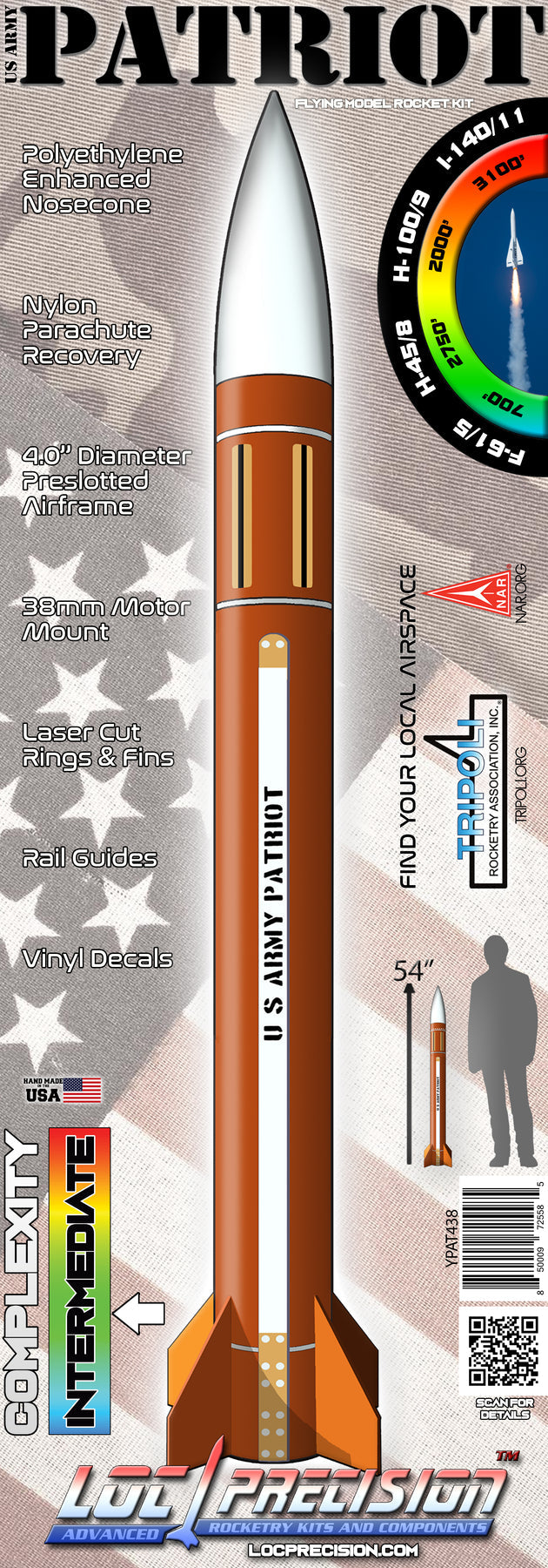 LOC Precision 4" Dia Patriot - On Site