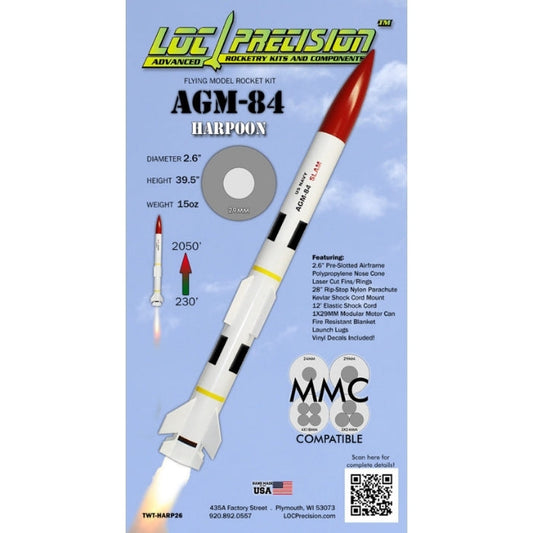 LOC Precision 2.6" Dia AGM-84 Harpoon