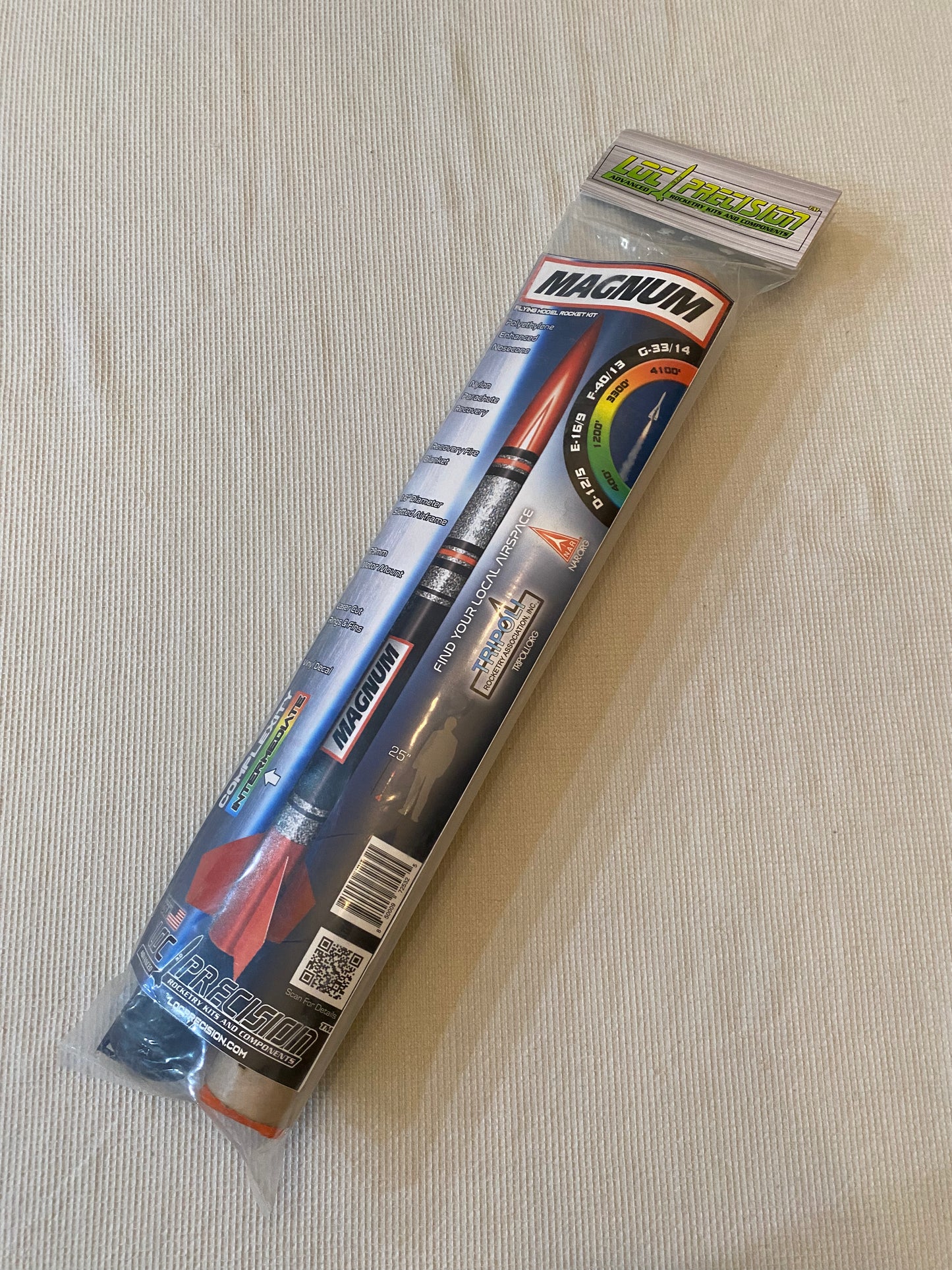 LOC Precision 1.6" Dia Magnum (Park Flyer Series)