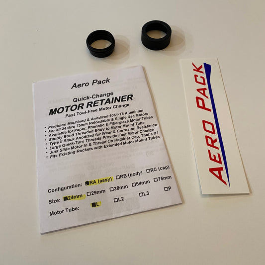 RA24L Aero Pack Retainer Assembly - 24mm - L