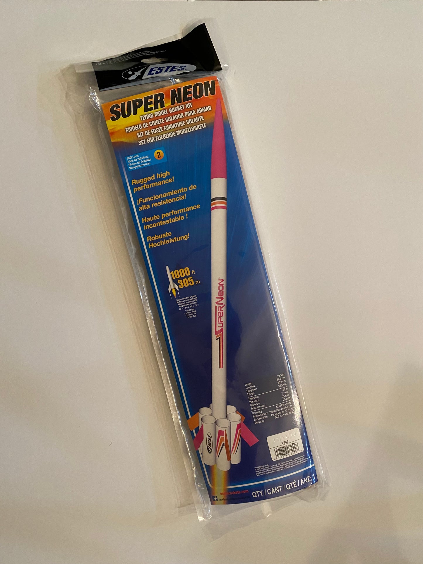7242 Estes Super Neon - Skill Level 2