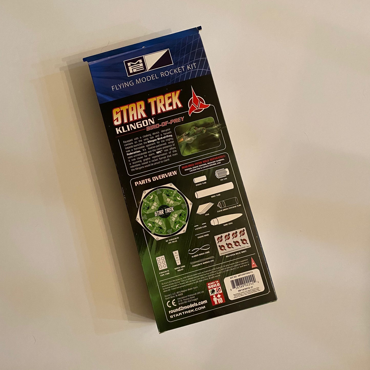 MPC 05 Star Trek Klingon - Skill Level 1 Rocket Kit