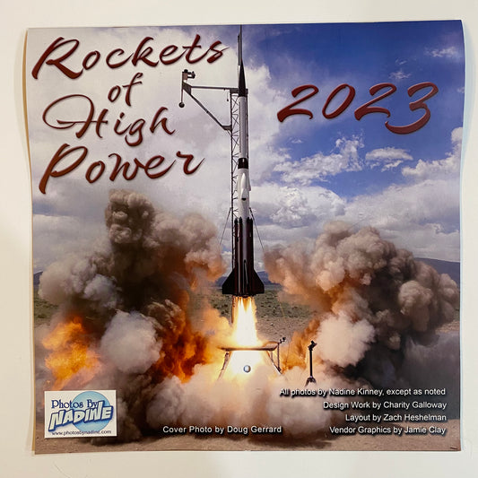 Rockets of High Power 2023 Calendar