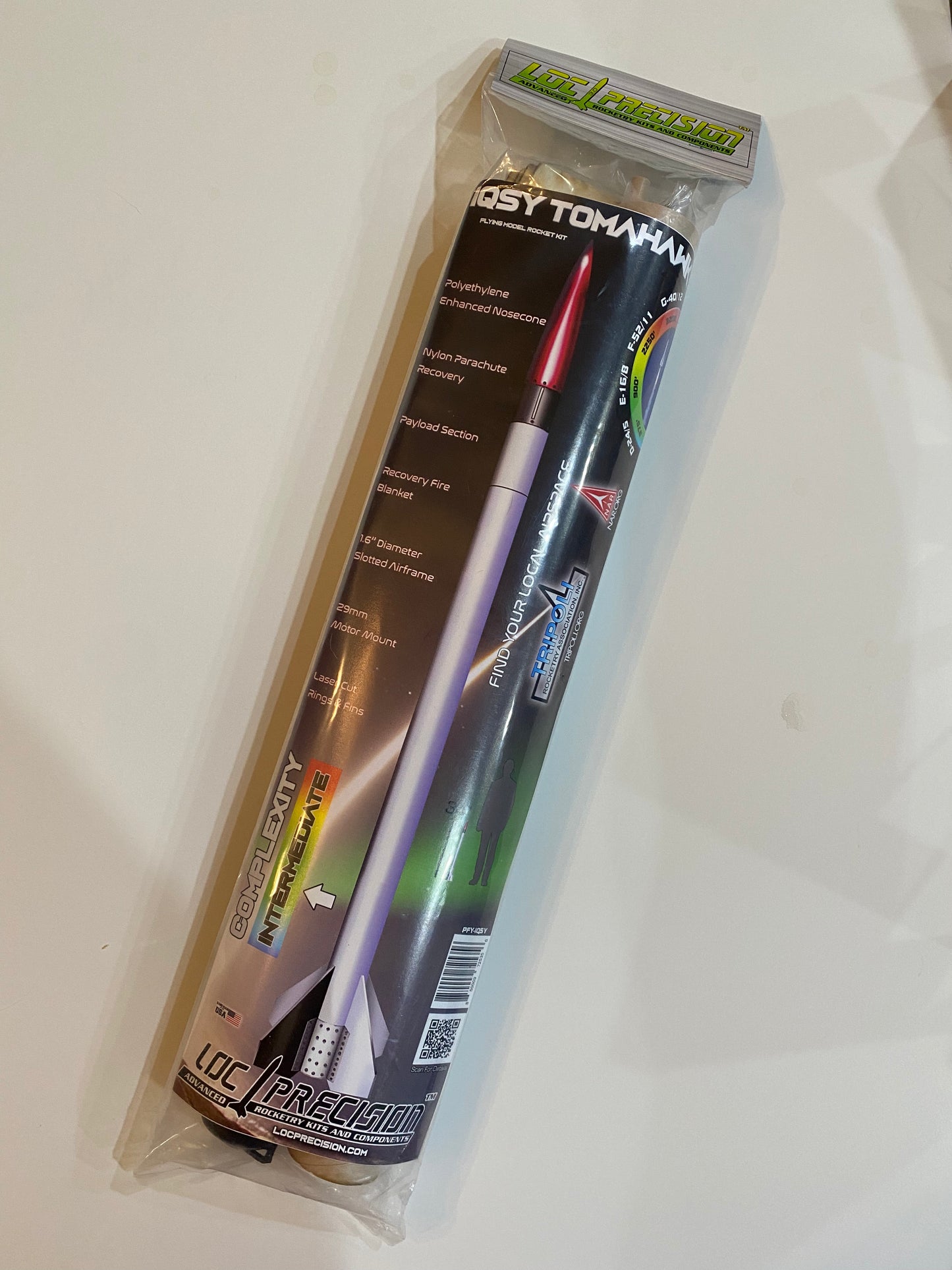 LOC Precision 1.6" Dia IQSY Tomahawk (Park Flyer Series)