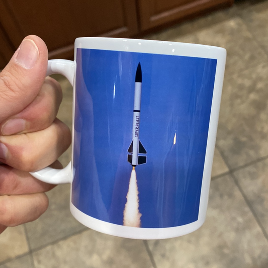 We can make you mugs of your Rocketry Stuff!