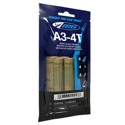 010013 Estes A3-4T Engines - 13mm