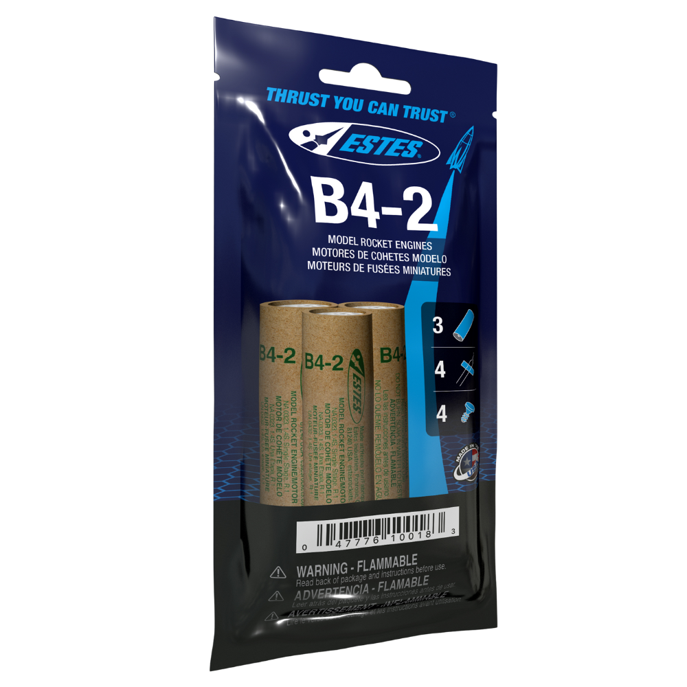 010018 Estes B4-2 Engines - 18mm