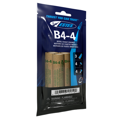 010019 Estes B4-4 Engines - 18mm