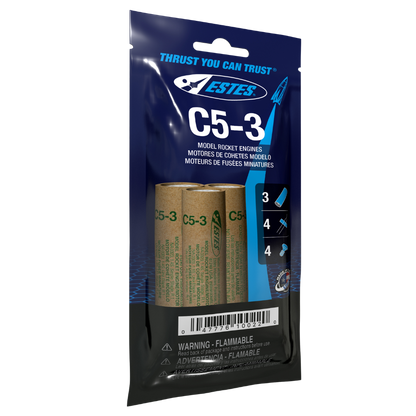 010022 Estes C5-3 Engines - 18mm