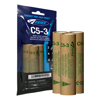 010022 Estes C5-3 Engines - 18mm