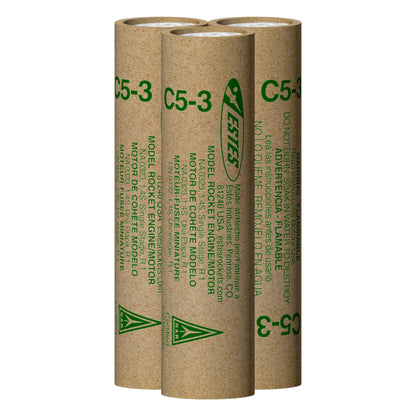 010022 Estes C5-3 Engines - 18mm
