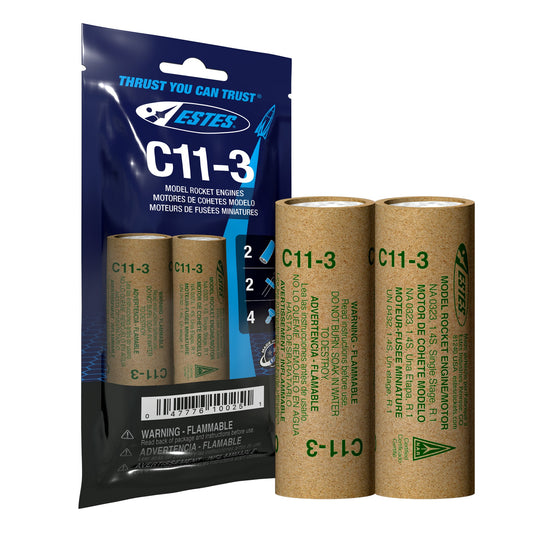 010025 Estes C11-3 Engines - 24mm
