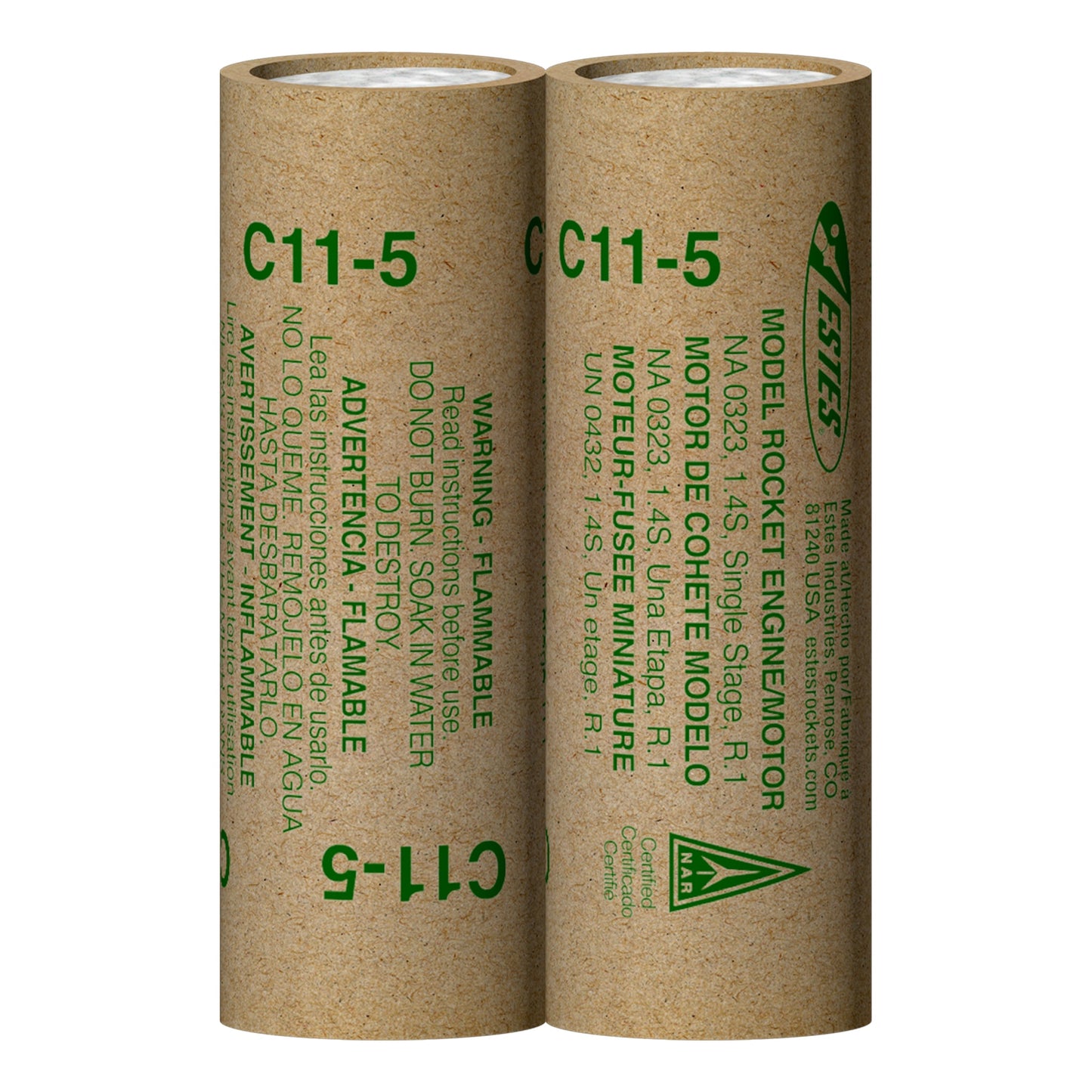 010026 Estes C11-5 Engines - 24mm