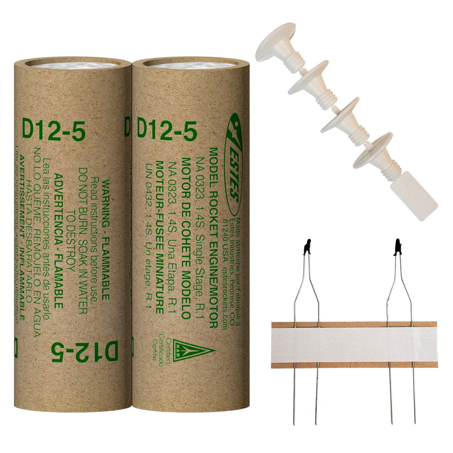 010028 Estes D12-5 Engines - 24mm