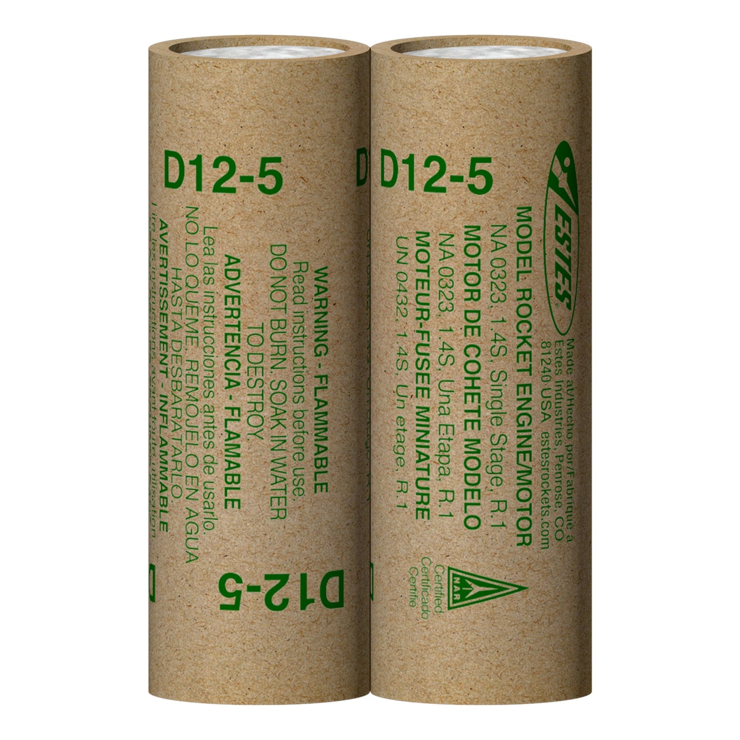 010028 Estes D12-5 Engines - 24mm