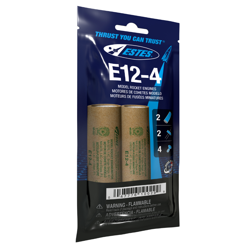010029 Estes E12-4 Engines - 24mm