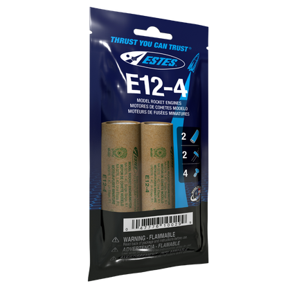 010029 Estes E12-4 Engines - 24mm