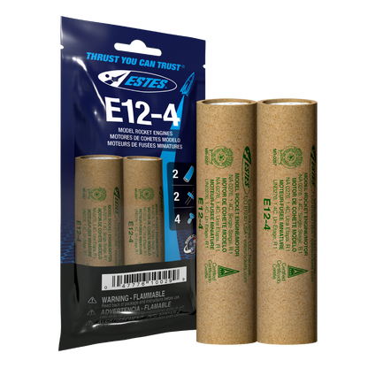 010029 Estes E12-4 Engines - 24mm