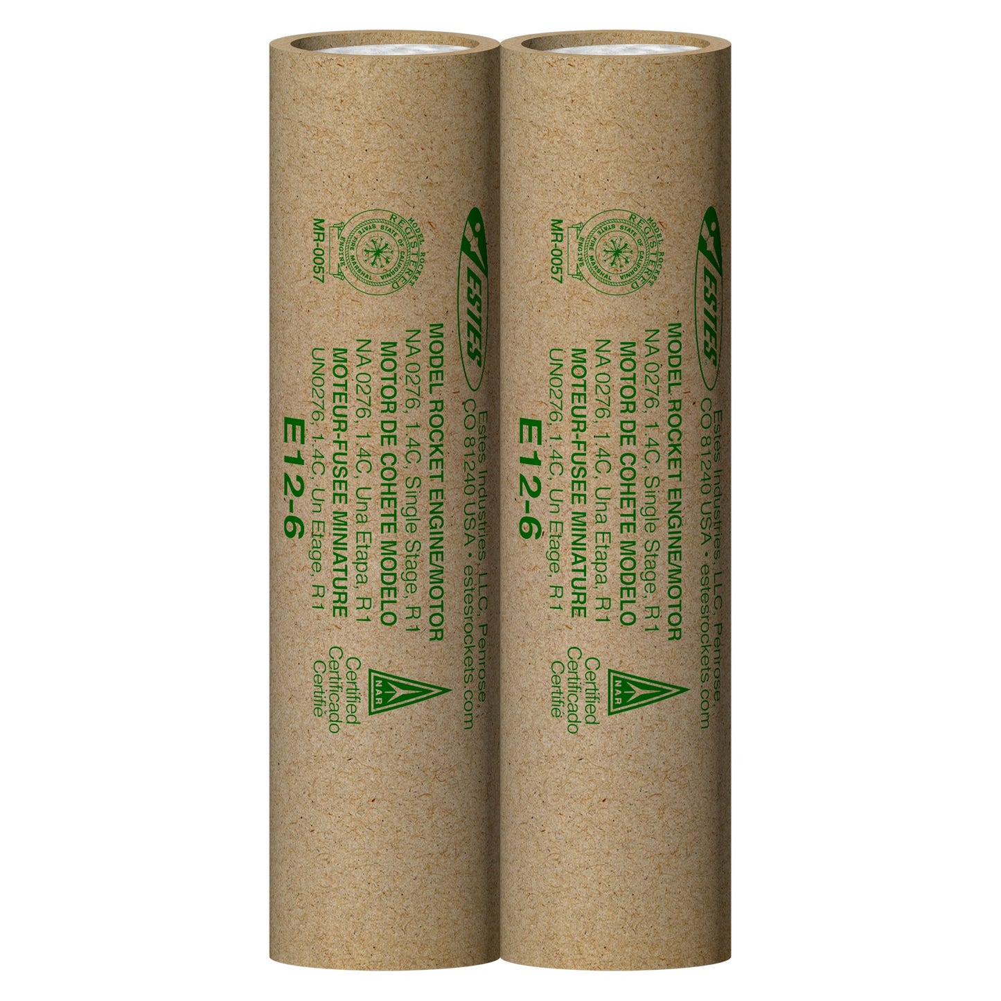 010030 Estes E12-6 Engines - 24mm