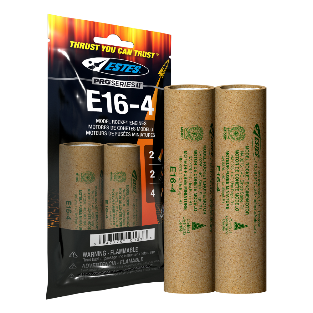 010033 Estes E16-4 Engines - 29mm