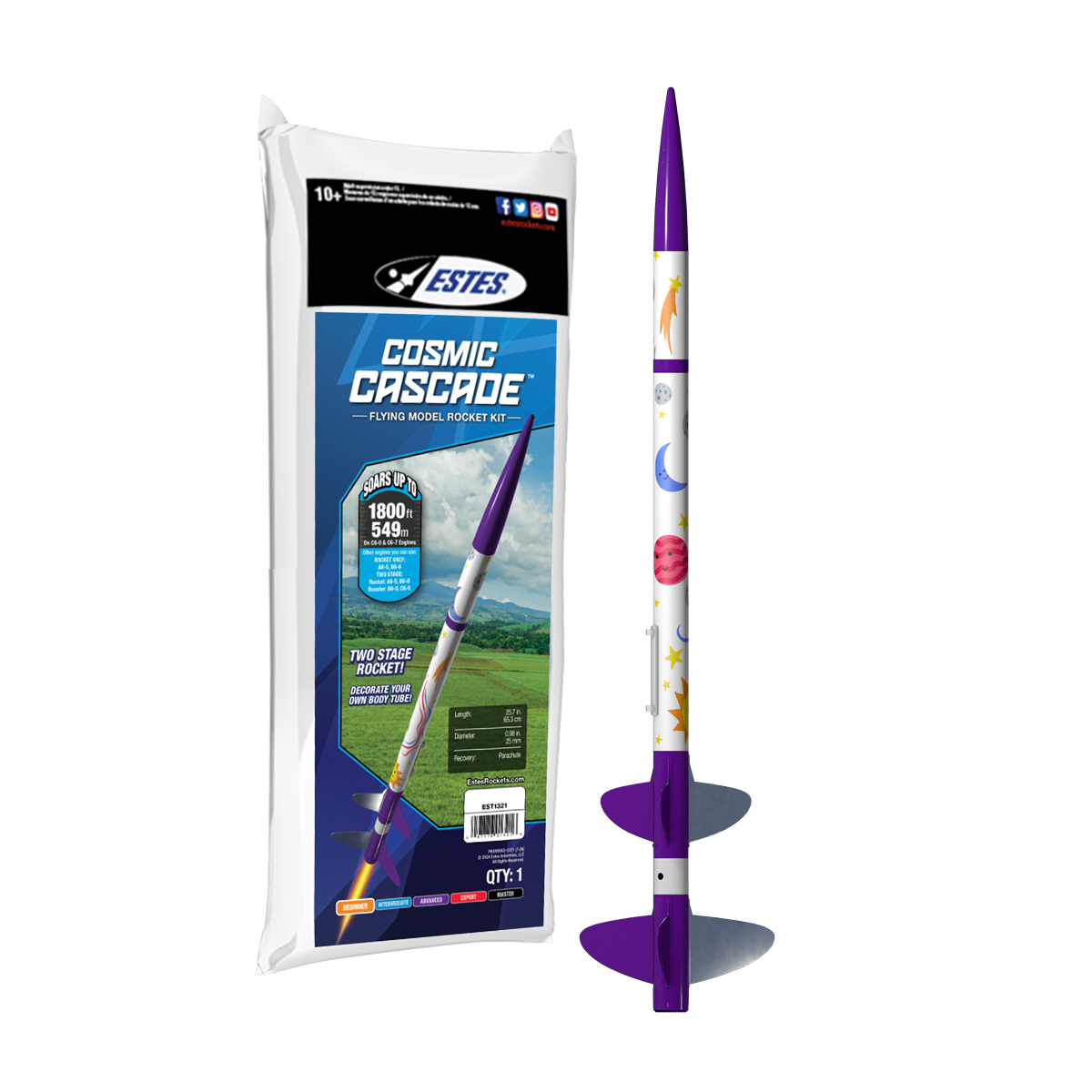 1321 Estes Cosmic Cascade - Beginner