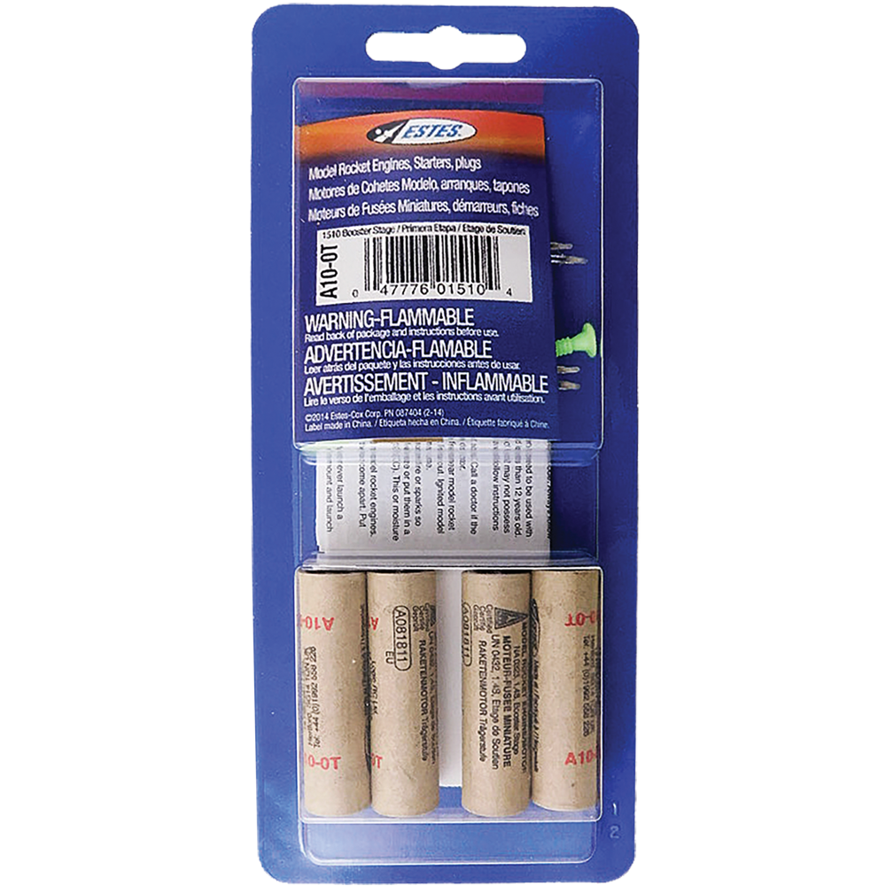 1510 Estes A10-0T Engines - 13mm