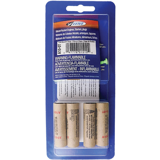 1510 Estes A10-0T Engines - 13mm