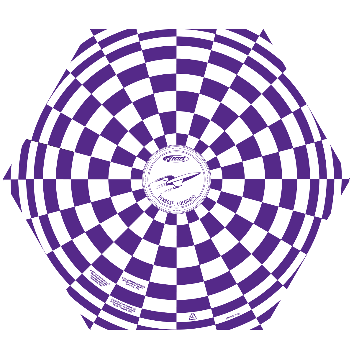 2265 Estes Printed 15" Parachute