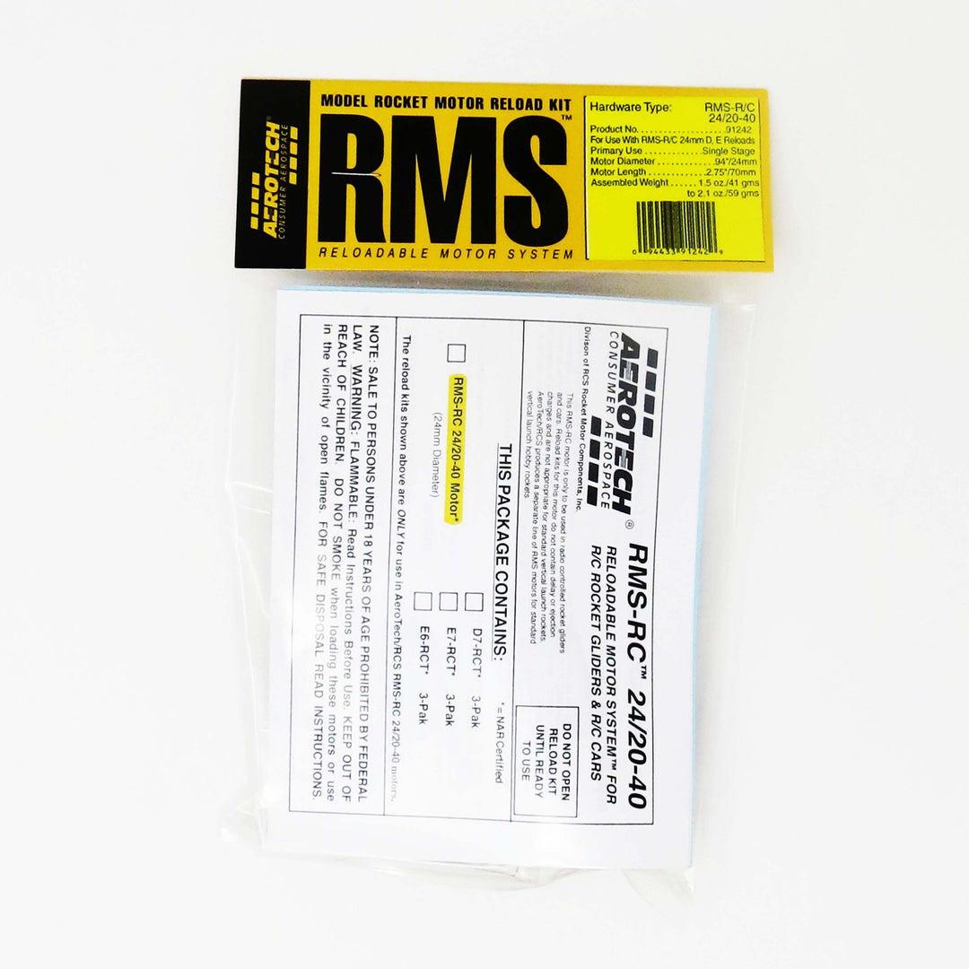 Hardware To Read Rms AeroTech RMS-R/C-24/20-40 Complete Motor Hardware Set - 91242 ...